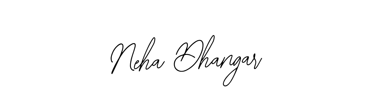 How to Draw Neha Dhangar signature style? Bearetta-2O07w is a latest design signature styles for name Neha Dhangar. Neha Dhangar signature style 12 images and pictures png