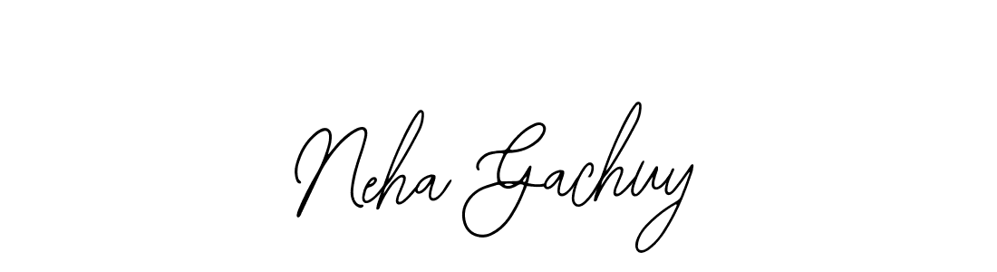 You should practise on your own different ways (Bearetta-2O07w) to write your name (Neha Gachuy) in signature. don't let someone else do it for you. Neha Gachuy signature style 12 images and pictures png