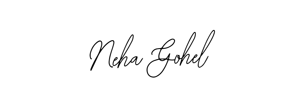 Make a beautiful signature design for name Neha Gohel. With this signature (Bearetta-2O07w) style, you can create a handwritten signature for free. Neha Gohel signature style 12 images and pictures png