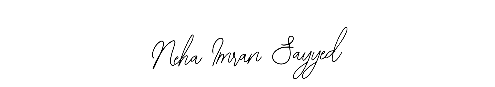 Make a beautiful signature design for name Neha Imran Sayyed. Use this online signature maker to create a handwritten signature for free. Neha Imran Sayyed signature style 12 images and pictures png