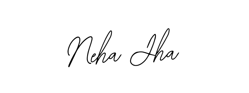 Neha Jha stylish signature style. Best Handwritten Sign (Bearetta-2O07w) for my name. Handwritten Signature Collection Ideas for my name Neha Jha. Neha Jha signature style 12 images and pictures png