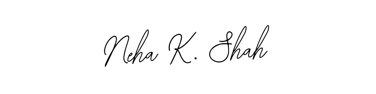 Also You can easily find your signature by using the search form. We will create Neha K. Shah name handwritten signature images for you free of cost using Bearetta-2O07w sign style. Neha K. Shah signature style 12 images and pictures png