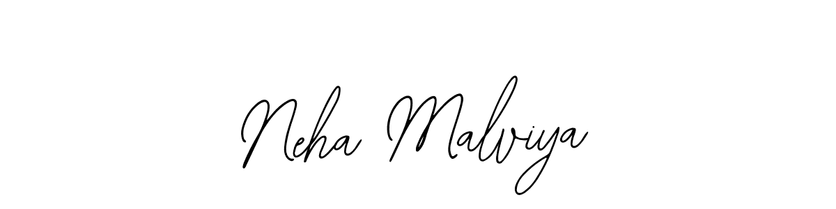 Use a signature maker to create a handwritten signature online. With this signature software, you can design (Bearetta-2O07w) your own signature for name Neha Malviya. Neha Malviya signature style 12 images and pictures png