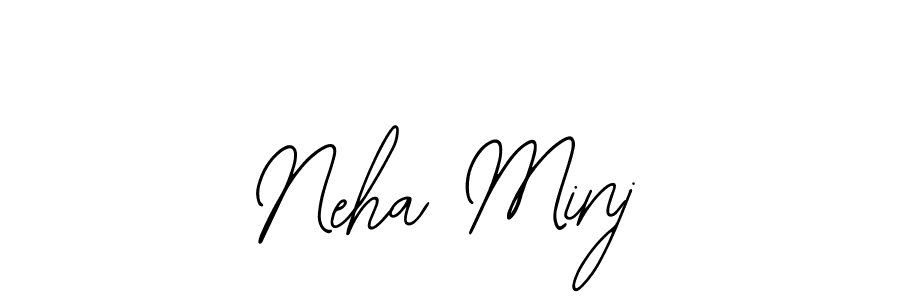 Make a beautiful signature design for name Neha Minj. Use this online signature maker to create a handwritten signature for free. Neha Minj signature style 12 images and pictures png