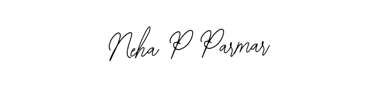Bearetta-2O07w is a professional signature style that is perfect for those who want to add a touch of class to their signature. It is also a great choice for those who want to make their signature more unique. Get Neha P Parmar name to fancy signature for free. Neha P Parmar signature style 12 images and pictures png