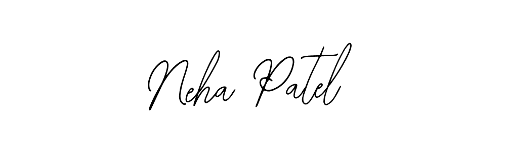 Use a signature maker to create a handwritten signature online. With this signature software, you can design (Bearetta-2O07w) your own signature for name Neha Patel. Neha Patel signature style 12 images and pictures png