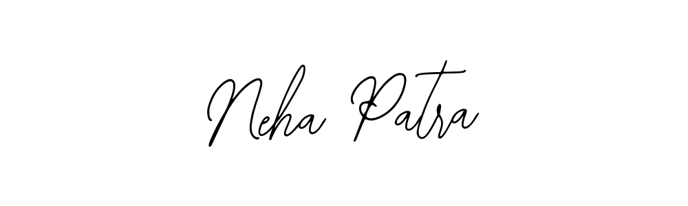 Use a signature maker to create a handwritten signature online. With this signature software, you can design (Bearetta-2O07w) your own signature for name Neha Patra. Neha Patra signature style 12 images and pictures png