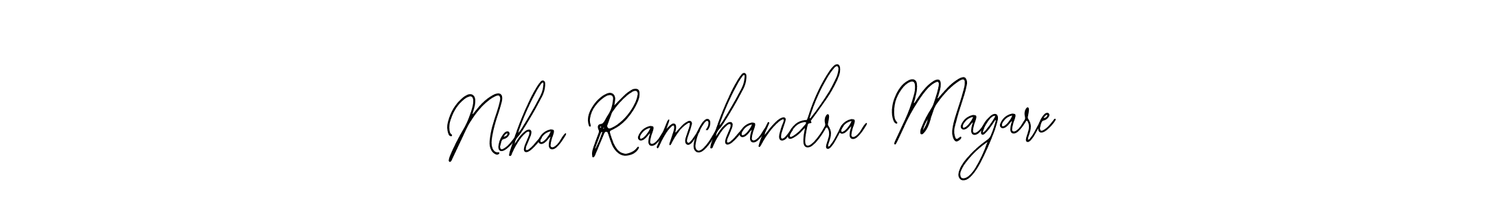 Similarly Bearetta-2O07w is the best handwritten signature design. Signature creator online .You can use it as an online autograph creator for name Neha Ramchandra Magare. Neha Ramchandra Magare signature style 12 images and pictures png