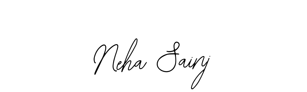 The best way (Bearetta-2O07w) to make a short signature is to pick only two or three words in your name. The name Neha Sainj include a total of six letters. For converting this name. Neha Sainj signature style 12 images and pictures png