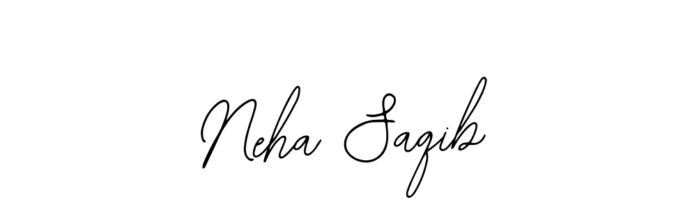 The best way (Bearetta-2O07w) to make a short signature is to pick only two or three words in your name. The name Neha Saqib include a total of six letters. For converting this name. Neha Saqib signature style 12 images and pictures png