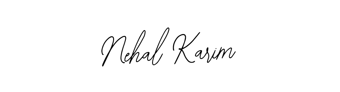 This is the best signature style for the Nehal Karim name. Also you like these signature font (Bearetta-2O07w). Mix name signature. Nehal Karim signature style 12 images and pictures png