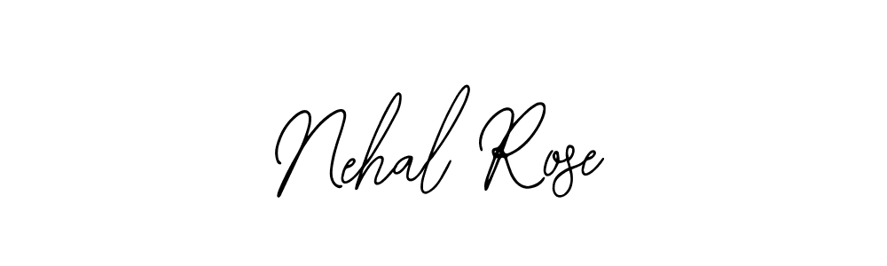 How to make Nehal Rose name signature. Use Bearetta-2O07w style for creating short signs online. This is the latest handwritten sign. Nehal Rose signature style 12 images and pictures png