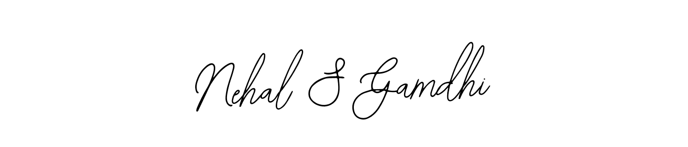 Make a beautiful signature design for name Nehal S Gamdhi. With this signature (Bearetta-2O07w) style, you can create a handwritten signature for free. Nehal S Gamdhi signature style 12 images and pictures png