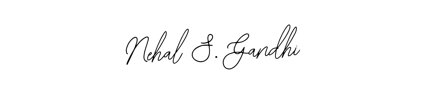 Also You can easily find your signature by using the search form. We will create Nehal S. Gandhi name handwritten signature images for you free of cost using Bearetta-2O07w sign style. Nehal S. Gandhi signature style 12 images and pictures png