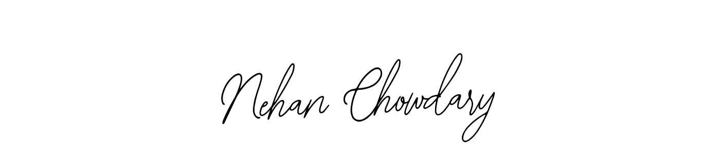 Also we have Nehan Chowdary name is the best signature style. Create professional handwritten signature collection using Bearetta-2O07w autograph style. Nehan Chowdary signature style 12 images and pictures png