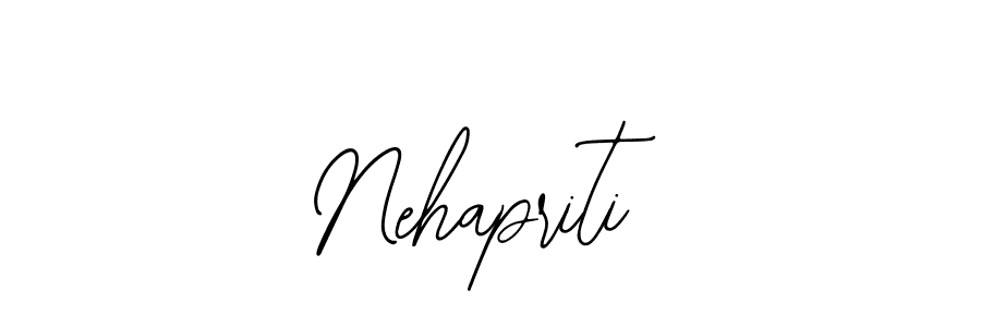 if you are searching for the best signature style for your name Nehapriti. so please give up your signature search. here we have designed multiple signature styles  using Bearetta-2O07w. Nehapriti signature style 12 images and pictures png