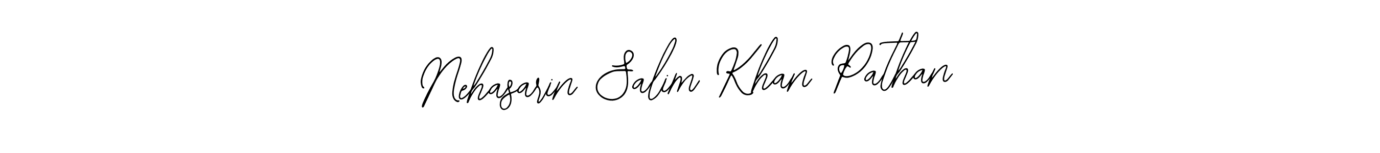 Make a beautiful signature design for name Nehasarin Salim Khan Pathan. With this signature (Bearetta-2O07w) style, you can create a handwritten signature for free. Nehasarin Salim Khan Pathan signature style 12 images and pictures png