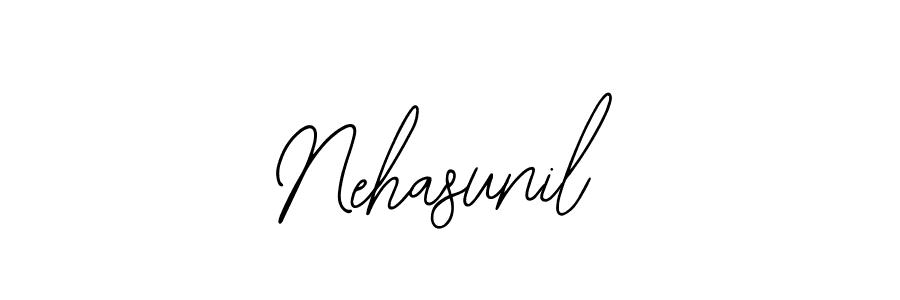 Nehasunil stylish signature style. Best Handwritten Sign (Bearetta-2O07w) for my name. Handwritten Signature Collection Ideas for my name Nehasunil. Nehasunil signature style 12 images and pictures png