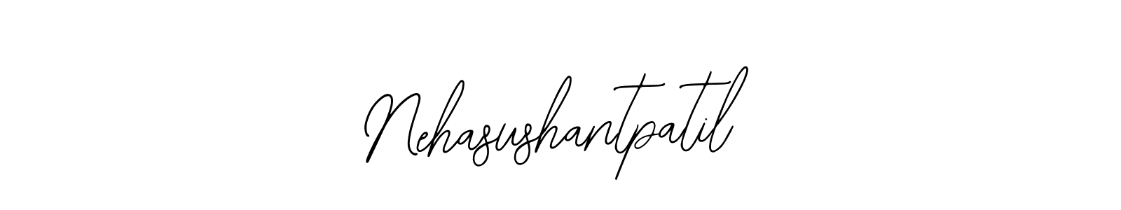 How to make Nehasushantpatil name signature. Use Bearetta-2O07w style for creating short signs online. This is the latest handwritten sign. Nehasushantpatil signature style 12 images and pictures png