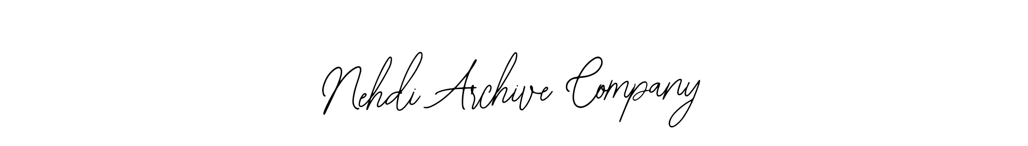 Also You can easily find your signature by using the search form. We will create Nehdi Archive Company name handwritten signature images for you free of cost using Bearetta-2O07w sign style. Nehdi Archive Company signature style 12 images and pictures png