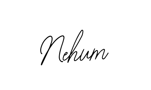 Nehum stylish signature style. Best Handwritten Sign (Bearetta-2O07w) for my name. Handwritten Signature Collection Ideas for my name Nehum. Nehum signature style 12 images and pictures png