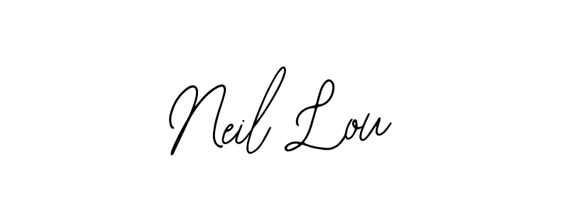 You should practise on your own different ways (Bearetta-2O07w) to write your name (Neil Lou) in signature. don't let someone else do it for you. Neil Lou signature style 12 images and pictures png