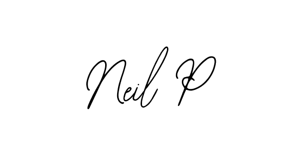 Design your own signature with our free online signature maker. With this signature software, you can create a handwritten (Bearetta-2O07w) signature for name Neil P. Neil P signature style 12 images and pictures png
