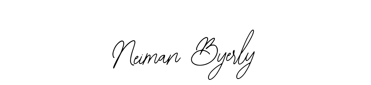 Make a short Neiman Byerly signature style. Manage your documents anywhere anytime using Bearetta-2O07w. Create and add eSignatures, submit forms, share and send files easily. Neiman Byerly signature style 12 images and pictures png