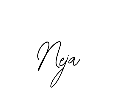How to make Neja signature? Bearetta-2O07w is a professional autograph style. Create handwritten signature for Neja name. Neja signature style 12 images and pictures png