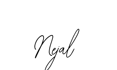 Bearetta-2O07w is a professional signature style that is perfect for those who want to add a touch of class to their signature. It is also a great choice for those who want to make their signature more unique. Get Nejal name to fancy signature for free. Nejal signature style 12 images and pictures png