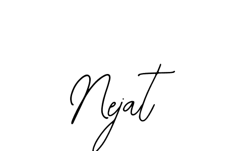 The best way (Bearetta-2O07w) to make a short signature is to pick only two or three words in your name. The name Nejat include a total of six letters. For converting this name. Nejat signature style 12 images and pictures png