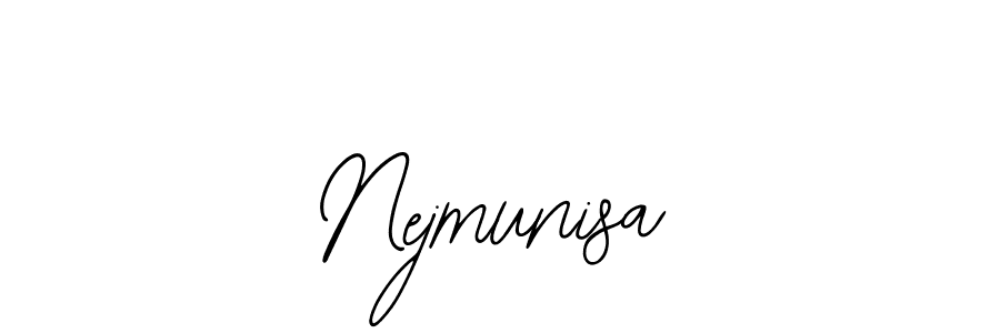 Nejmunisa stylish signature style. Best Handwritten Sign (Bearetta-2O07w) for my name. Handwritten Signature Collection Ideas for my name Nejmunisa. Nejmunisa signature style 12 images and pictures png