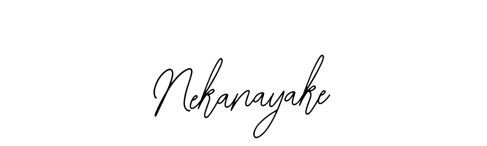 Also we have Nekanayake name is the best signature style. Create professional handwritten signature collection using Bearetta-2O07w autograph style. Nekanayake signature style 12 images and pictures png