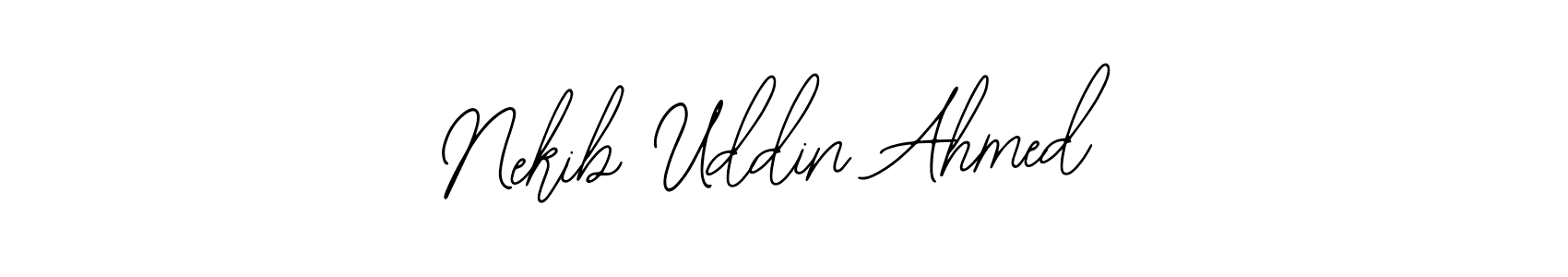 How to Draw Nekib Uddin Ahmed signature style? Bearetta-2O07w is a latest design signature styles for name Nekib Uddin Ahmed. Nekib Uddin Ahmed signature style 12 images and pictures png