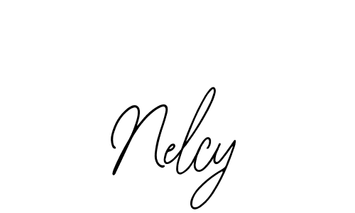 How to make Nelcy name signature. Use Bearetta-2O07w style for creating short signs online. This is the latest handwritten sign. Nelcy signature style 12 images and pictures png