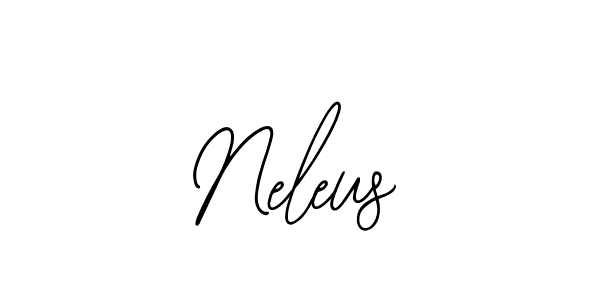 You should practise on your own different ways (Bearetta-2O07w) to write your name (Neleus) in signature. don't let someone else do it for you. Neleus signature style 12 images and pictures png