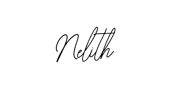 Design your own signature with our free online signature maker. With this signature software, you can create a handwritten (Bearetta-2O07w) signature for name Nelith. Nelith signature style 12 images and pictures png
