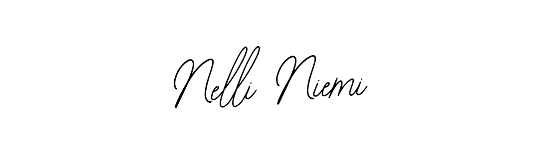 Create a beautiful signature design for name Nelli Niemi. With this signature (Bearetta-2O07w) fonts, you can make a handwritten signature for free. Nelli Niemi signature style 12 images and pictures png