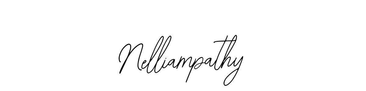 You should practise on your own different ways (Bearetta-2O07w) to write your name (Nelliampathy) in signature. don't let someone else do it for you. Nelliampathy signature style 12 images and pictures png