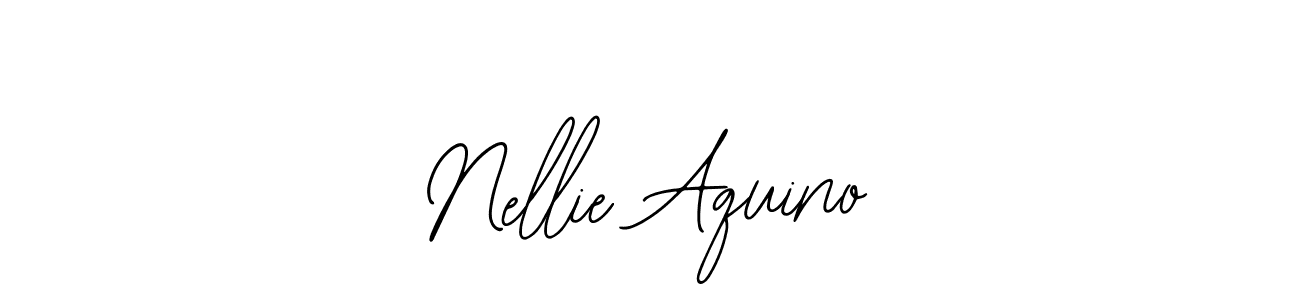 The best way (Bearetta-2O07w) to make a short signature is to pick only two or three words in your name. The name Nellie Aquino include a total of six letters. For converting this name. Nellie Aquino signature style 12 images and pictures png