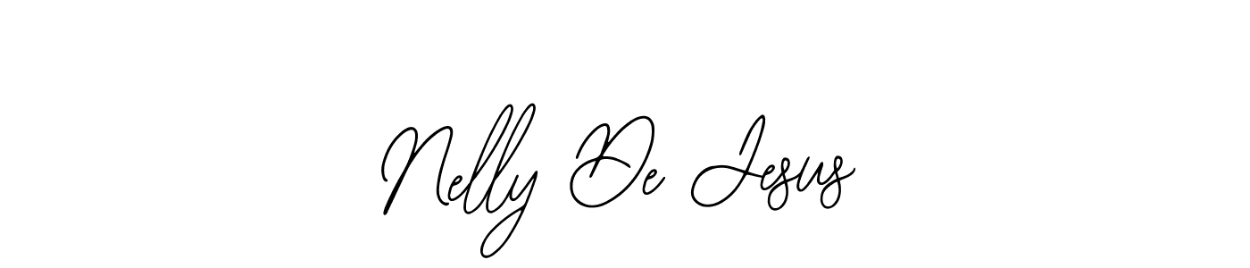 How to make Nelly De Jesus name signature. Use Bearetta-2O07w style for creating short signs online. This is the latest handwritten sign. Nelly De Jesus signature style 12 images and pictures png