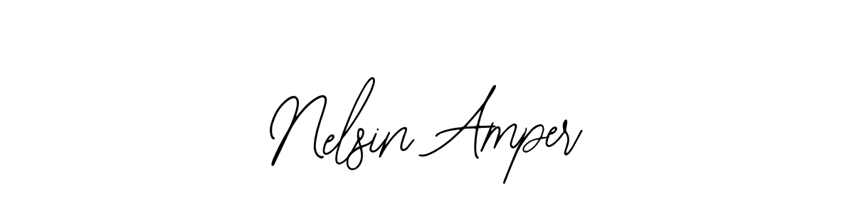 Create a beautiful signature design for name Nelsin Amper. With this signature (Bearetta-2O07w) fonts, you can make a handwritten signature for free. Nelsin Amper signature style 12 images and pictures png