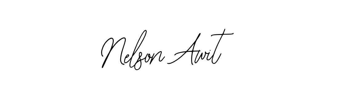 Make a beautiful signature design for name Nelson Awit. With this signature (Bearetta-2O07w) style, you can create a handwritten signature for free. Nelson Awit signature style 12 images and pictures png