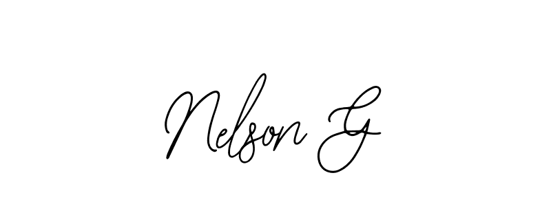 Make a beautiful signature design for name Nelson G. Use this online signature maker to create a handwritten signature for free. Nelson G signature style 12 images and pictures png
