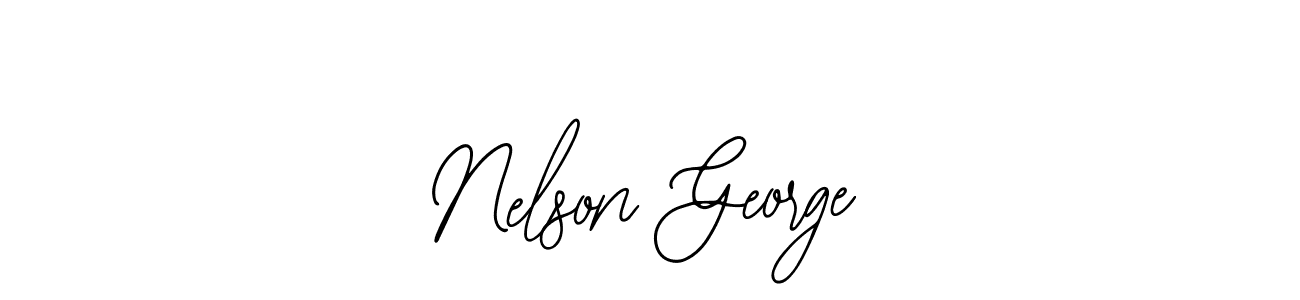 Use a signature maker to create a handwritten signature online. With this signature software, you can design (Bearetta-2O07w) your own signature for name Nelson George. Nelson George signature style 12 images and pictures png