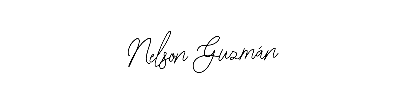 Use a signature maker to create a handwritten signature online. With this signature software, you can design (Bearetta-2O07w) your own signature for name Nelson Guzmán. Nelson Guzmán signature style 12 images and pictures png