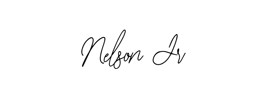 You should practise on your own different ways (Bearetta-2O07w) to write your name (Nelson Jr) in signature. don't let someone else do it for you. Nelson Jr signature style 12 images and pictures png