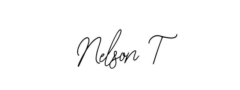 Similarly Bearetta-2O07w is the best handwritten signature design. Signature creator online .You can use it as an online autograph creator for name Nelson T. Nelson T signature style 12 images and pictures png