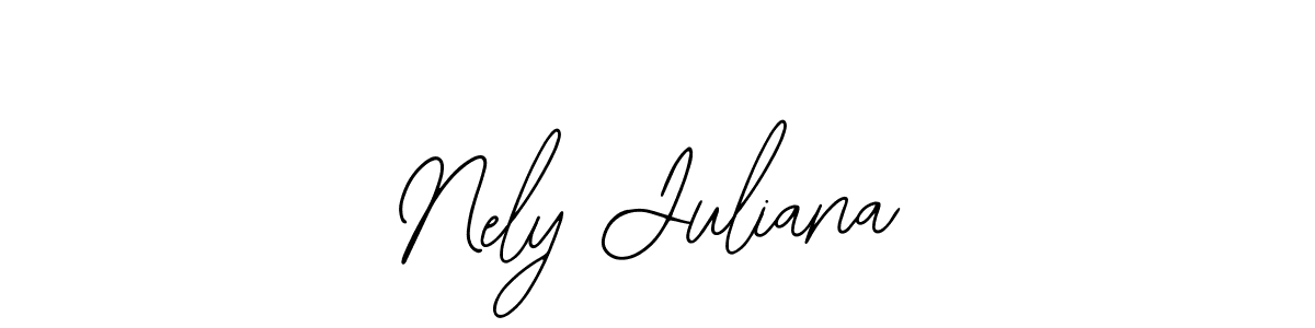 The best way (Bearetta-2O07w) to make a short signature is to pick only two or three words in your name. The name Nely Juliana include a total of six letters. For converting this name. Nely Juliana signature style 12 images and pictures png