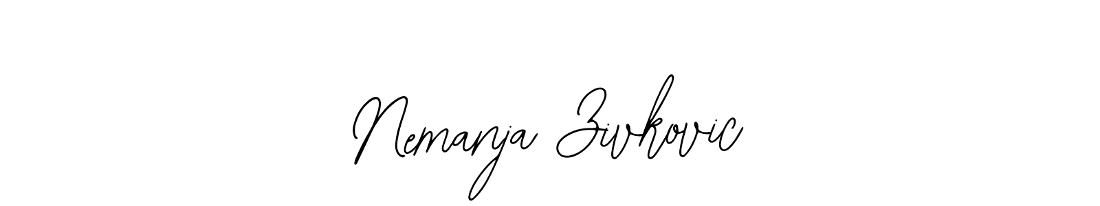 How to Draw Nemanja Zivkovic signature style? Bearetta-2O07w is a latest design signature styles for name Nemanja Zivkovic. Nemanja Zivkovic signature style 12 images and pictures png